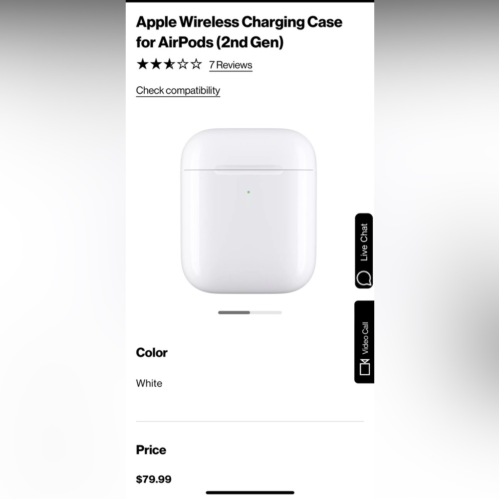 Original Apple AirPod charging case